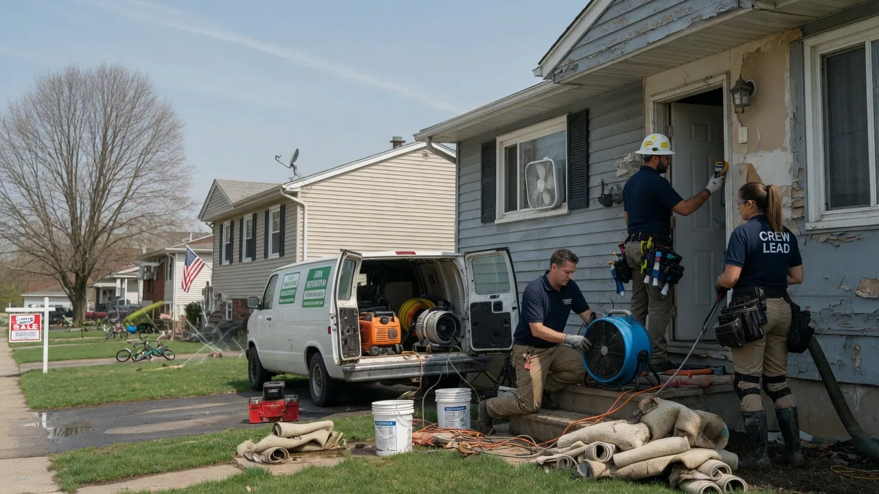 Flood Cleanup in Tracys Landing, MD near me