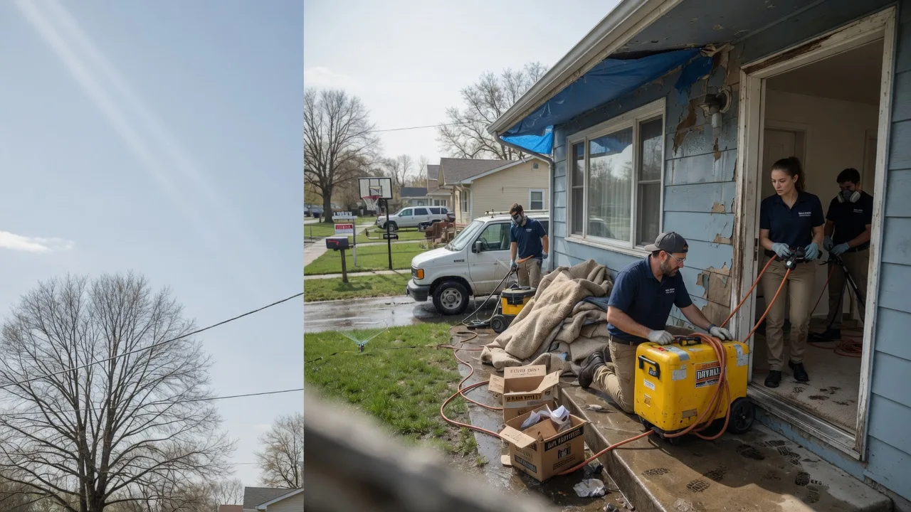 Basement Flood Cleanup in Tracys Landing, MD near me